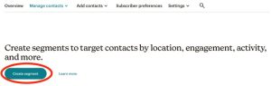 create segments in mailchimp step 4